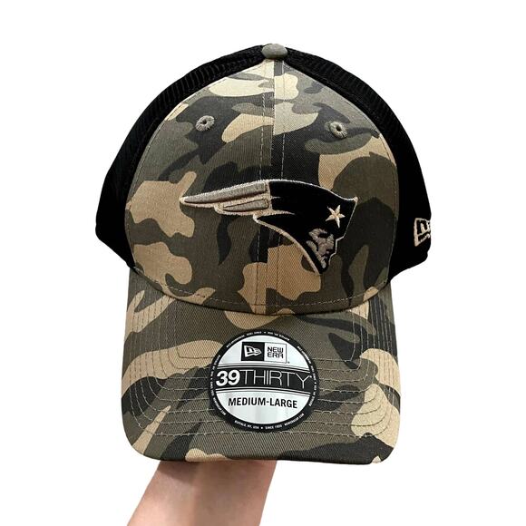 New Era New England patriots camo fitted hat M/L - Picture 1 of 4